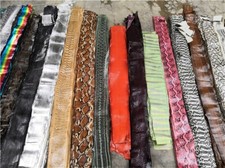 1 Pcs Real Leather Snake Skin
