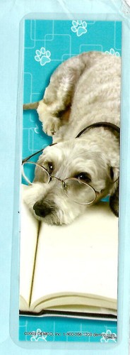 Golden retriever dog bookmark - dog,