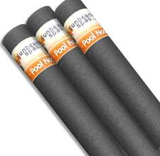 3x Black Single Swimming Pool Noodle Float Aid Woggle Log Noodles Water Flexible