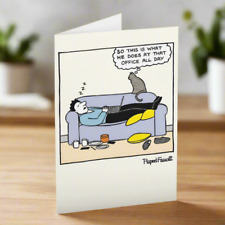 Funny Grey Cat Birthday