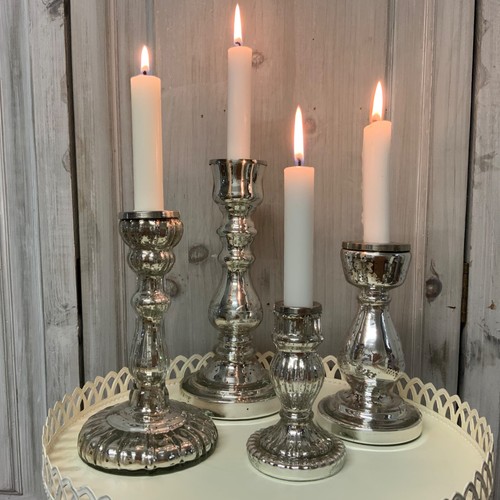 Glass distressed silver - glass,