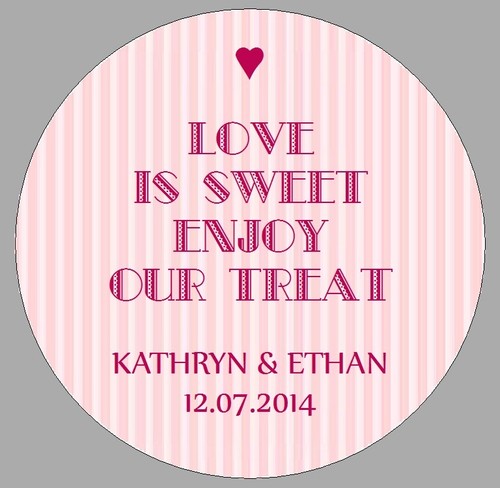 Large round love sweet - is,