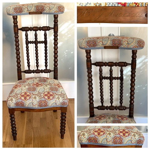 French antique prie dieu - antique,