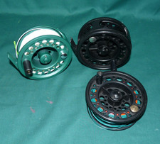 2 Large Arbor fly fishing  reels + 1 spool #6/8 with lines