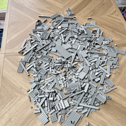 Lego grey bricks plates - lego,
