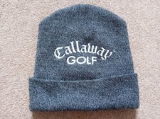 Callaway Golf Beanie Bobble Winter Hat Grey One Size Fits Most. Hardly Worn.
