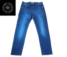 Police 883 Cassady Mens Regular Fit Jeans Size W30 L30 Stretch Navy Cotton Denim