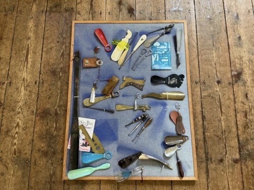 Vintage shop mounted board - shop,