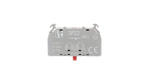 Styk pomocniczy 0p - pomocniczy, 0z
