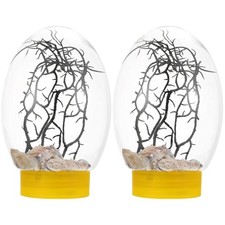 2pcs Small Fish Tank Desktop