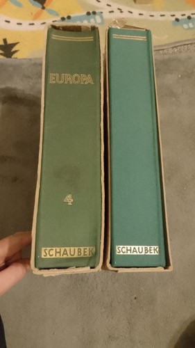 Old stamp albums two empty - albums, in