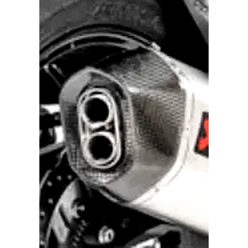 Akrapovic exh end cap - cf,