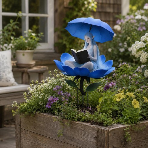Outdoor blue fairy - outdoor,