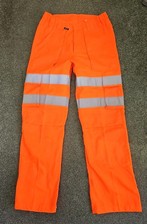 Cosalt HV83 Orange Hi Vis Cargo Trousers Waist 32"  Leg 30"  Railway Standard 