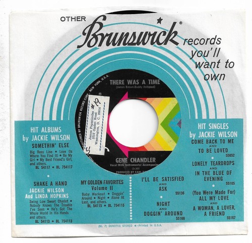 Gene chandler there was a - there,