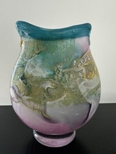 French Art Glass Vase w/ Pure