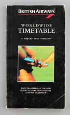 BRITISH AIRWAYS WORLDWIDE