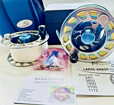 Partridge 9100HPD Spey Salmon Fly Reel & Spool with Spey Line Box Case & Spares