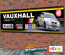Vauxhall Cavalier GSi BTCC Touring Car PVC Banner for Garage, Workshop, Showroom