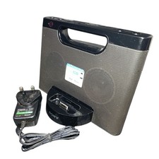 Sony RDP-M5iP Portable Black Speaker System iPod and iPhone Inc Mains Adaptor
