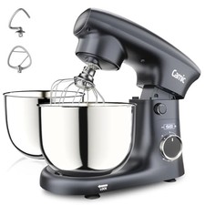 Stand Mixer Grey Two Bowls 10