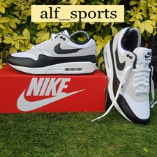 ❤ BNWB & Authentic Nike ® Air Max 1 Essential Trainers in White Black UK Size 8