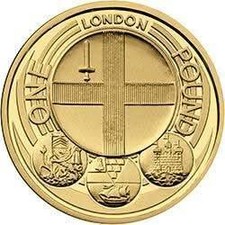 2010 England Capital City London £1 One Pound Circulated Coin CIRC