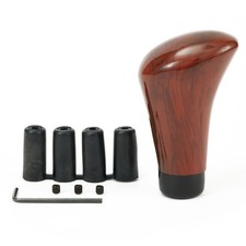 Manual Gear Knob in Walnut Wood Fits M8 & M10 Threads for All Manual Vehicles