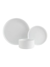 White 12-Piece Dinner Set for