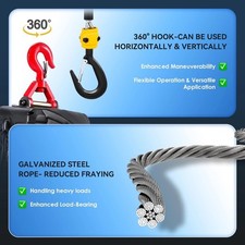 NEWTRY 3 in 1 Electric Hoist