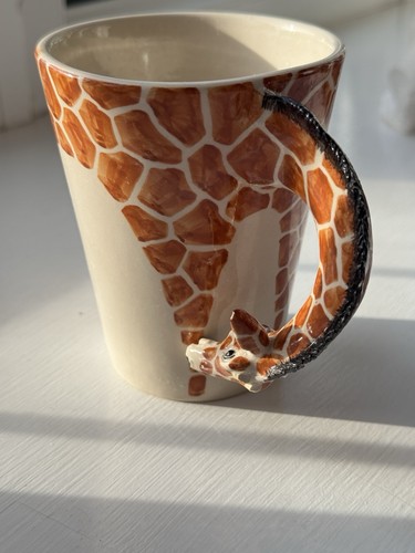 Giraffe mug ceramic porcelain - mug,