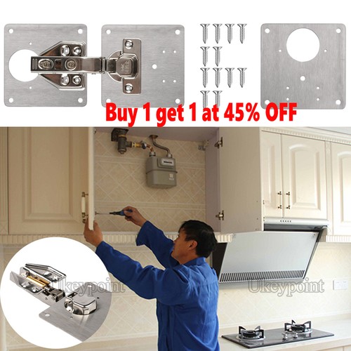 Hinge repair plate cabinet - hinge,
