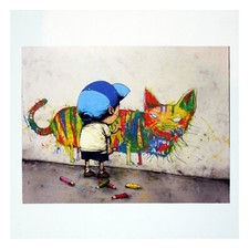 DRAN I Love Chalks 2016 PARIS POP UP PRINT RARE STREET ART