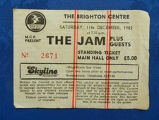 The Jam Final Gig Ticket The