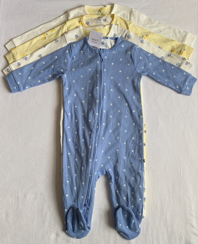 Bnwt baby girls 4pk sleepsuits - baby,