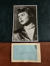 (LT124) INGRID BERGMAN ORIGINAL SIGNED AUTOGRAPH HOLLYWOOD ACTRESS CASABLANCA