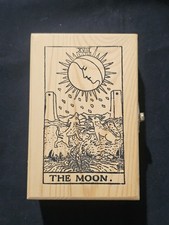 The Original Rider Waite Tarot Deck Cards In Wooden Box The Moon