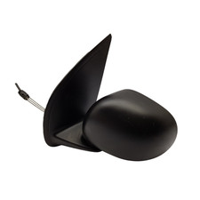 Wing Door Mirror Manual Adjust Black Cover For Fiat Panda Left Side