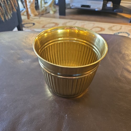New brass plant pot inches - brass,