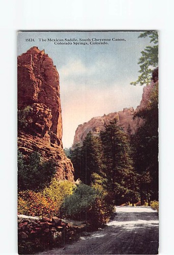 Postcard mexican saddle south - postcard,