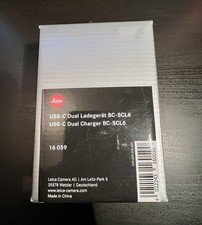 Leica BC-SCL6 USB-C Dual Battery Charger - Mint Boxed In Original Packaging