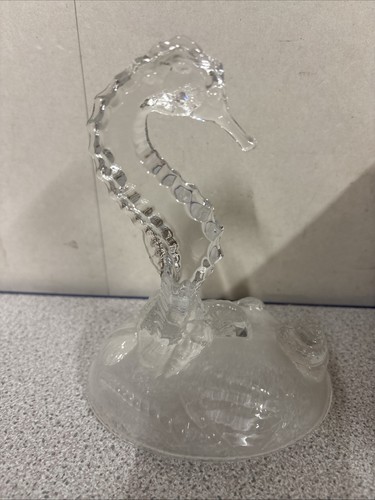 Seahorse figurine glass - seahorse,