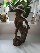 Antique Wooden Fisherman
