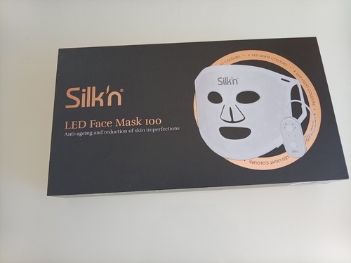 Silk led face mask - mask, white