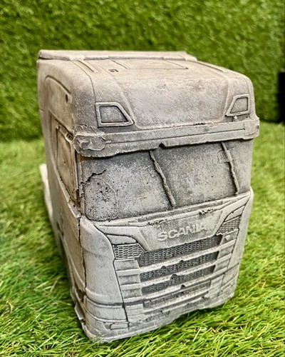 Large concrete truck lorry - concrete,