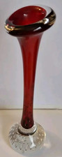 23 cm High Red Single Stem