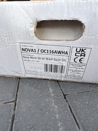 Rak ceramics nova 46cm - rak,