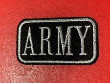 1 X MILITARY EMBROIDERED BADGE