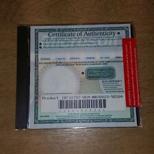 MICROSOFT MOVIEMAKER CRETIFICATE OF AUTHENTICITY CD BX6