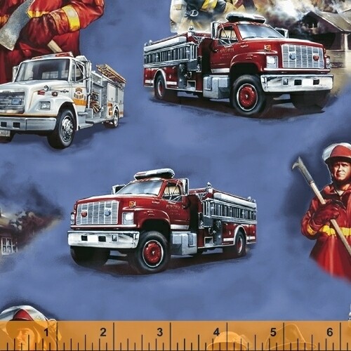 Hold the line fabric - the, fireman